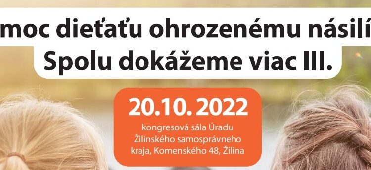 Tlačová správa ku konferencii 20. 10. 2022